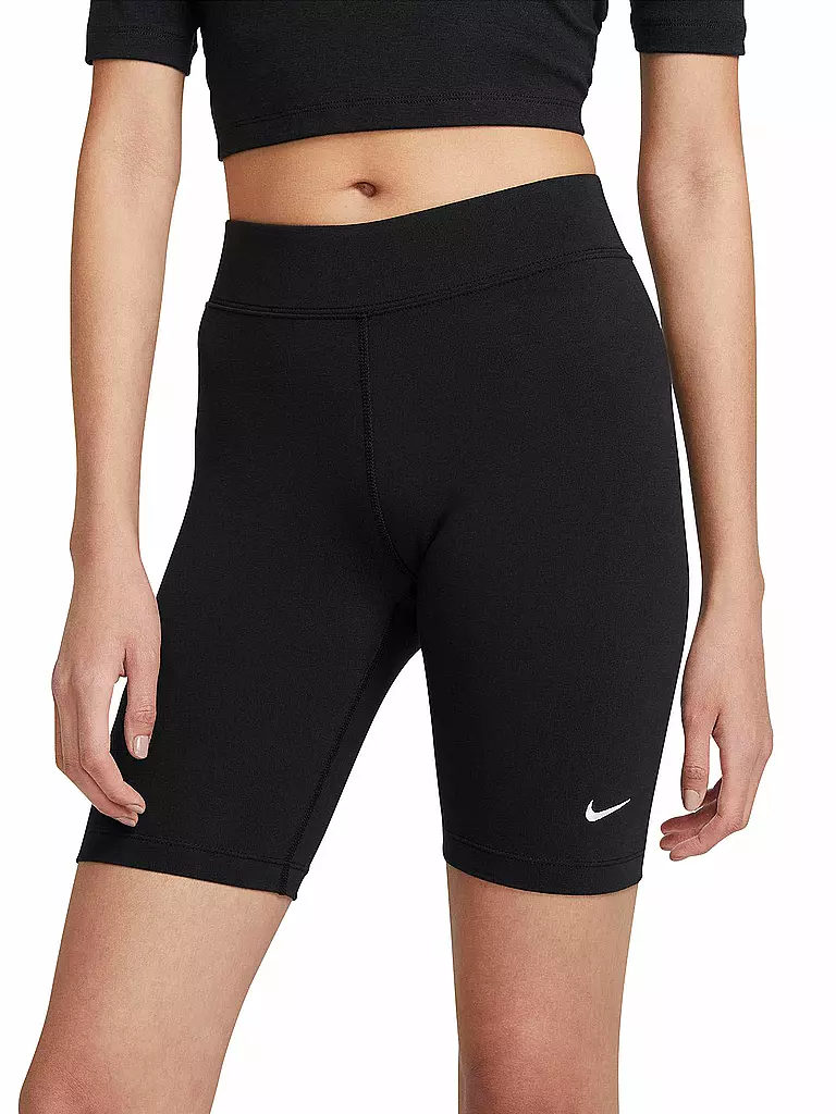 NIKE | Damen Radler Sportswear Essential | schwarz