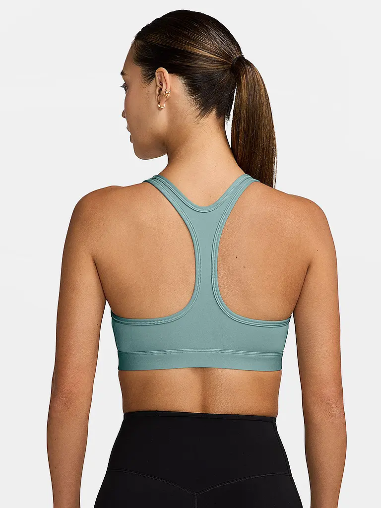 NIKE | Damen Sport-BH Swoosh Low Support | petrol