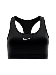 NIKE | Damen Sport-BH Swoosh Medium Support  | schwarz