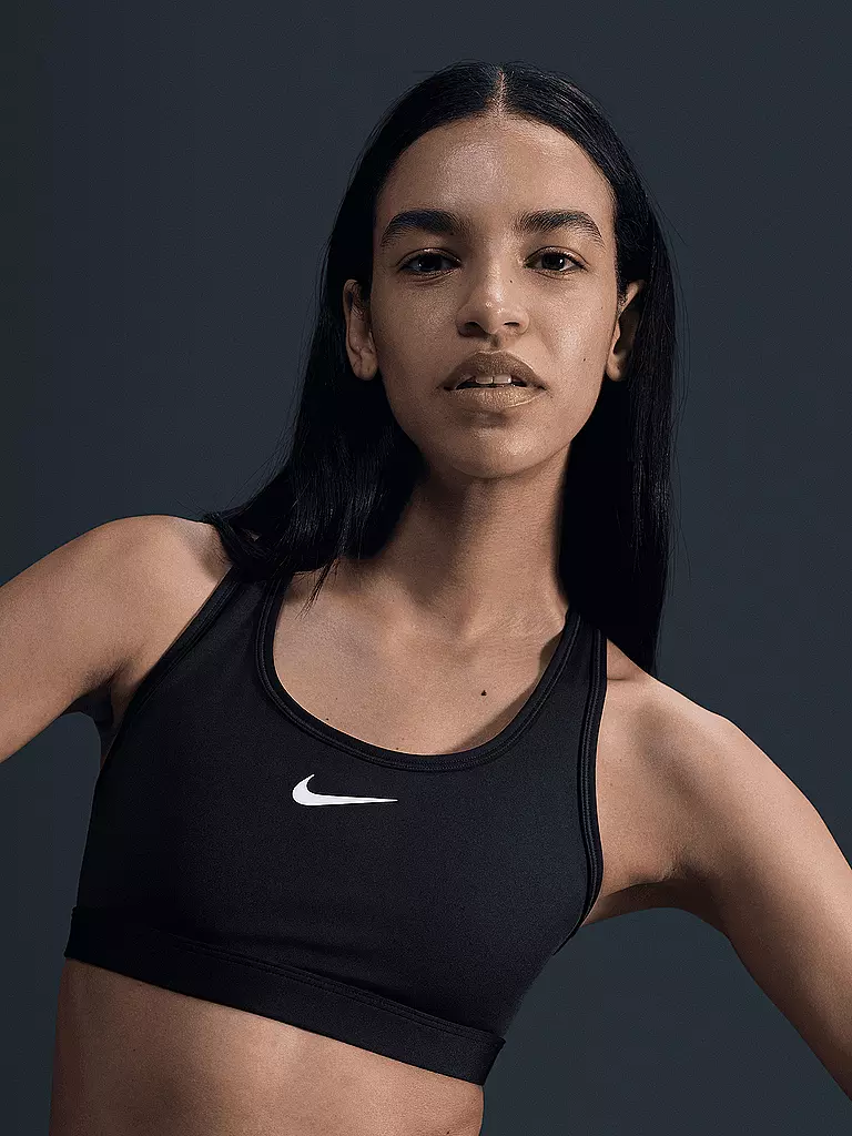 NIKE | Damen Sport-BH Swoosh Medium Support | rot