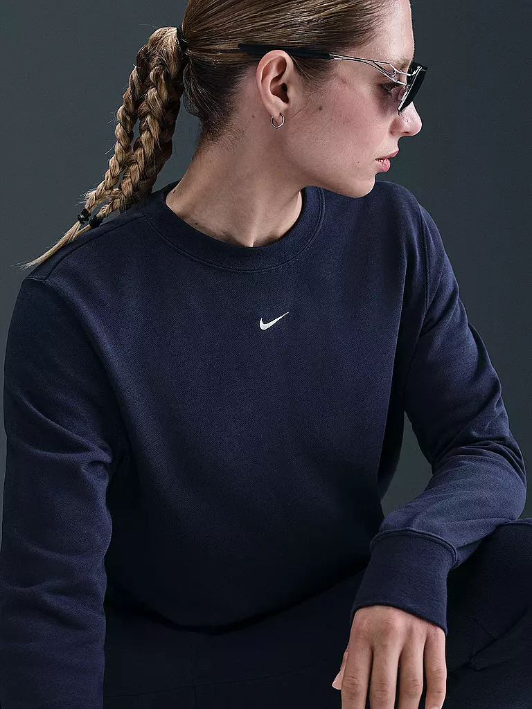 NIKE | Damen Sweater Sportswear Chill Terry | dunkelblau