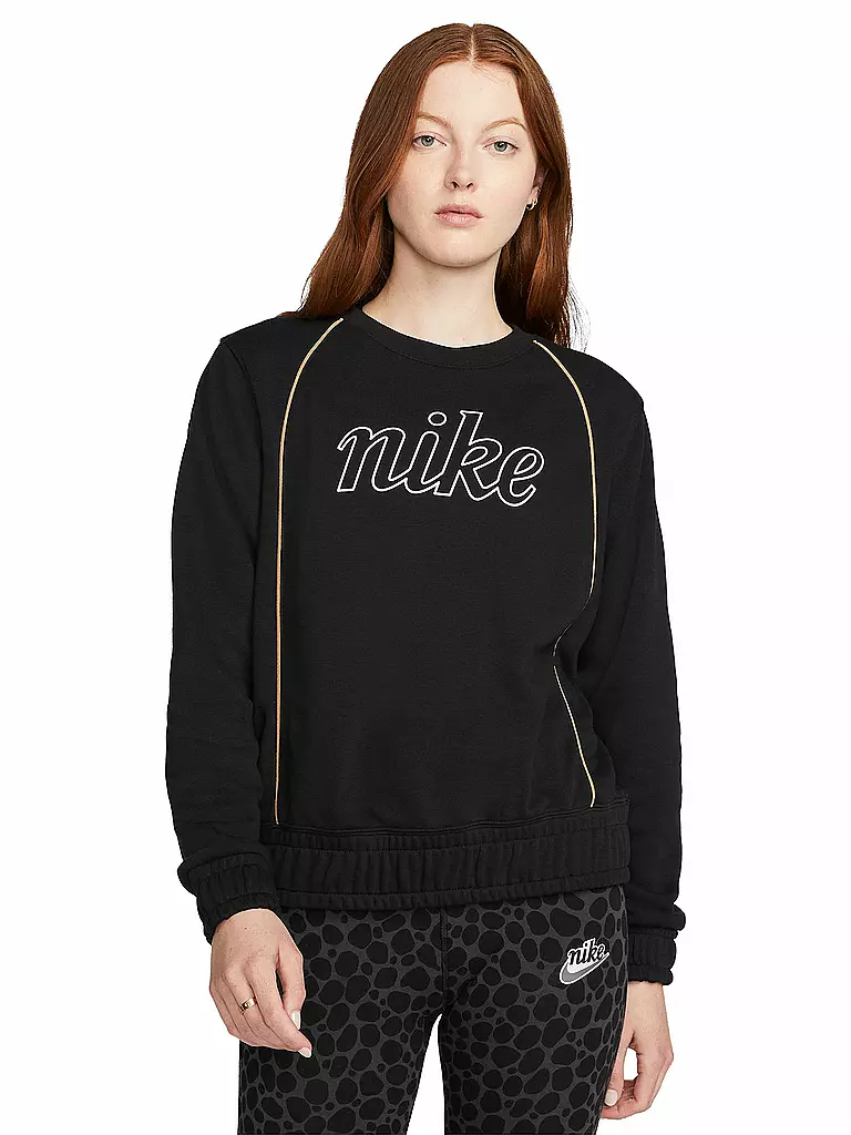 NIKE | Damen Sweater Sportswear Icon Clash | schwarz