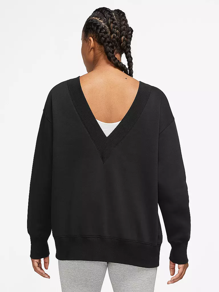NIKE | Damen Sweater Sportswear Phoenix Fleece | schwarz