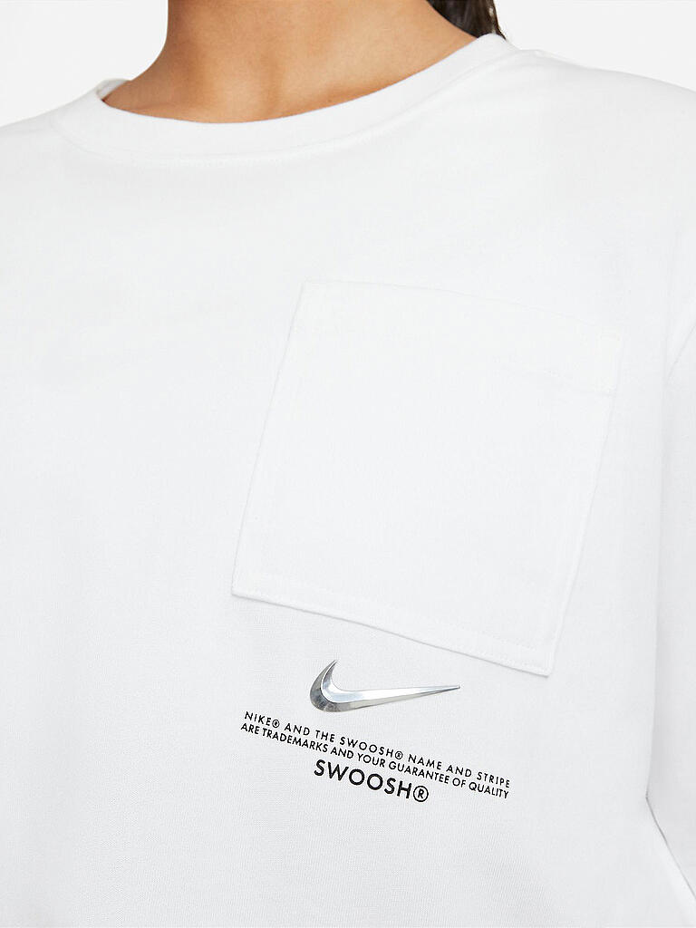 NIKE | Damen T-Shirt Nike Sportswear Swoosh | weiß