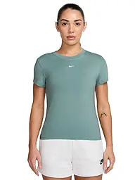 NIKE | Damen T-Shirt Sportswear Chill Knit | petrol