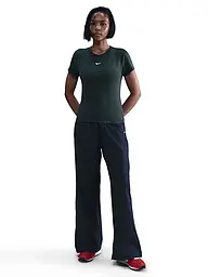 NIKE | Damen T-Shirt Sportswear Chill Knit | Dunkelgrün