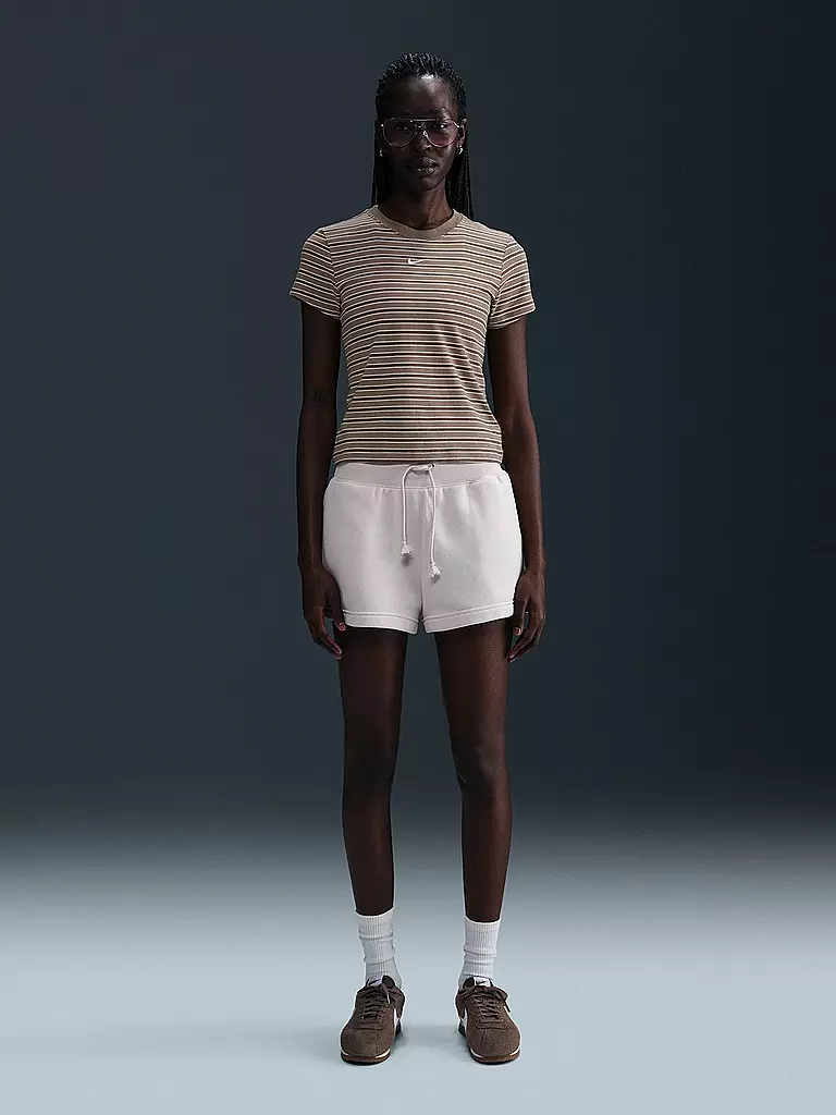 NIKE | Damen T-Shirt Sportswear Chill Knit | braun