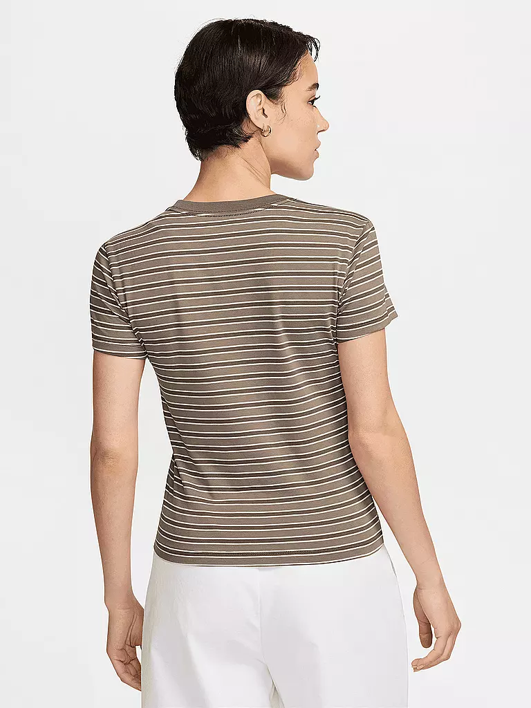 NIKE | Damen T-Shirt Sportswear Chill Knit | braun