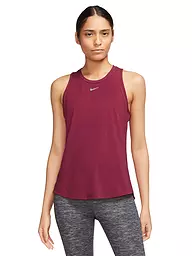 NIKE | Damen Tennis Tanktop Dri-FIT One Luxe | beere
