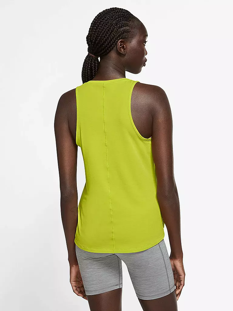 NIKE | Damen Tennis Tanktop Dri-FIT One Luxe | grün