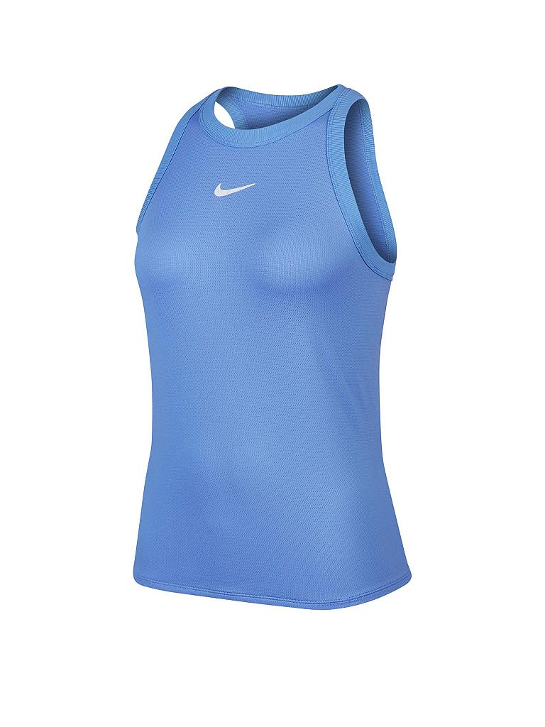 NIKE | Damen Tennis-Tanktop NikeCourt Dri-FIT | blau