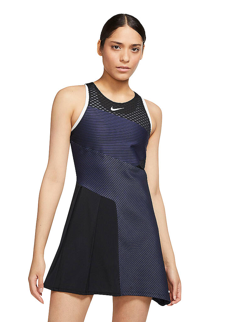 NIKE | Damen Tenniskleid NikeCourt Dri-FIT ADV Slam French Open | schwarz