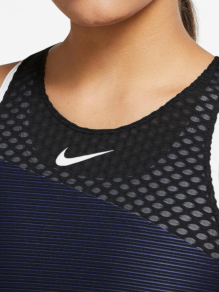 NIKE | Damen Tenniskleid NikeCourt Dri-FIT ADV Slam French Open | schwarz