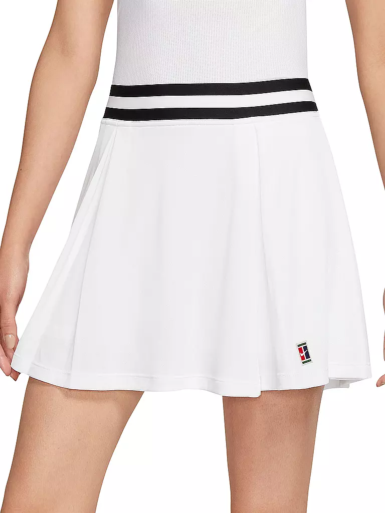 NIKE | Damen Tennisrock NikeCourt Dri-FIT Heritage | weiss