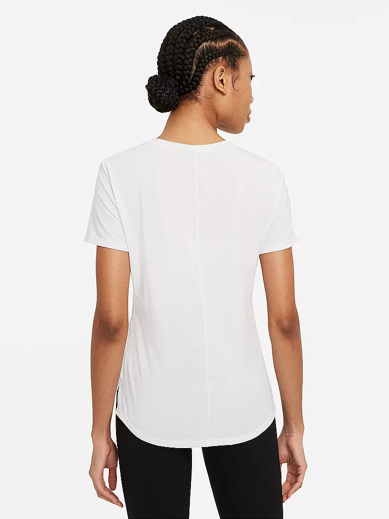 NIKE | Damen Tennisshirt Dri-FIT UV One Luxe | weiss