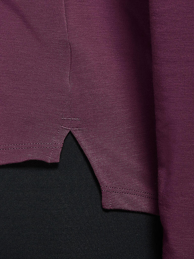 NIKE | Damen Tennisshirt Dri-FIT UV One Luxe | dunkelrot