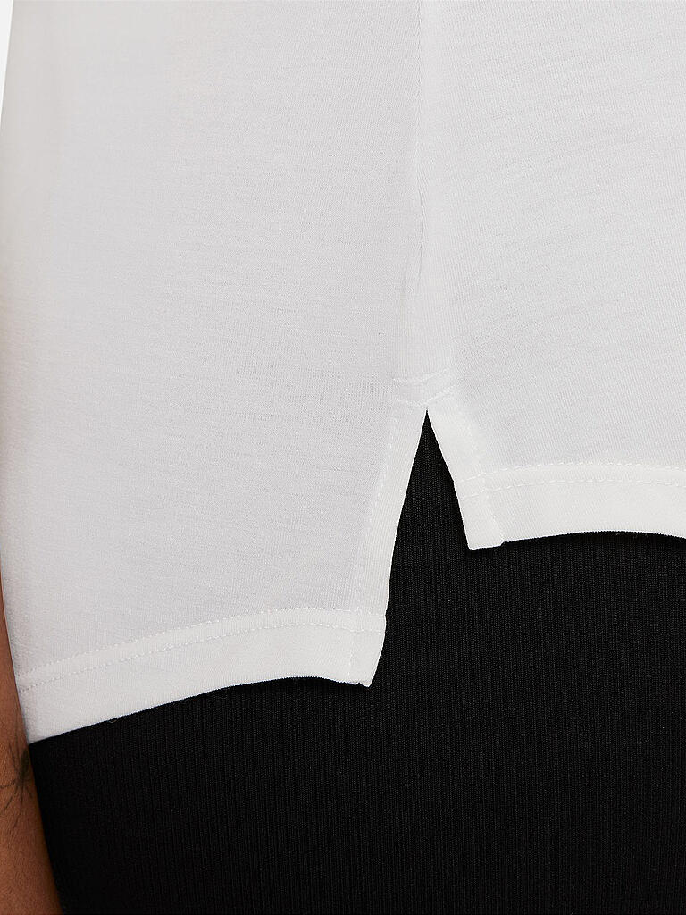 NIKE | Damen Tennisshirt Dri-FIT UV One Luxe | weiss