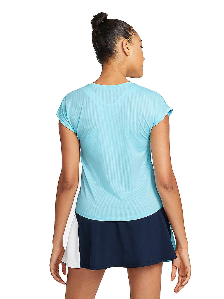 NIKE | Damen Tennisshirt NikeCourt Dri-FIT Victory | blau