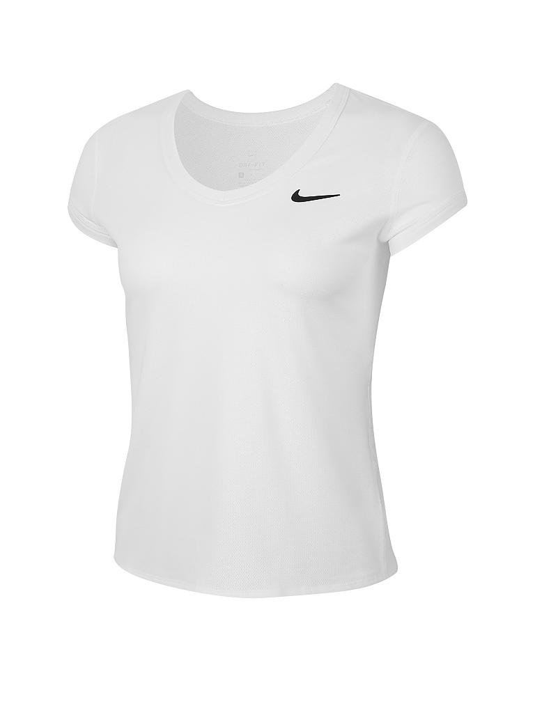 NIKE | Damen Tennisshirt NikeCourt Dri-FIT | weiß