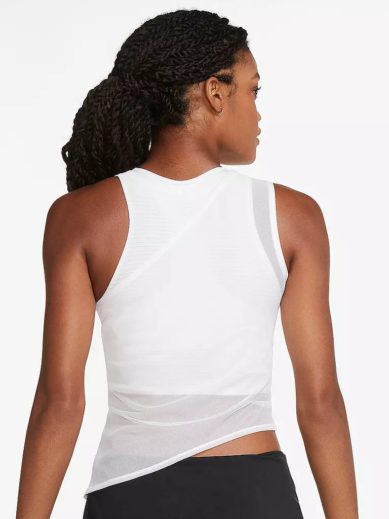 NIKE | Damen Tennistank NikeCourt Dri-FIT ADV Slam Wimbledon | weiß