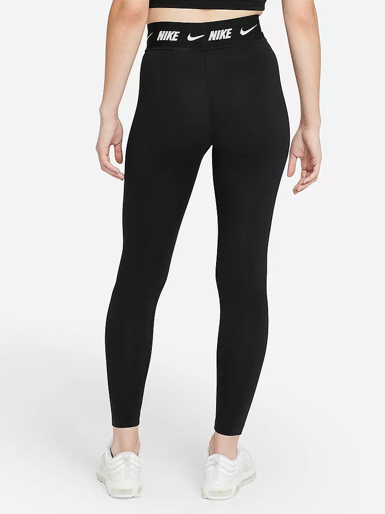 NIKE | Damen Tight Sportswear Club | schwarz