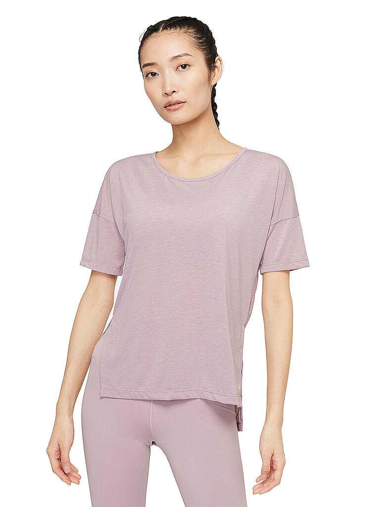 NIKE | Damen Yoga Shirt | rosa