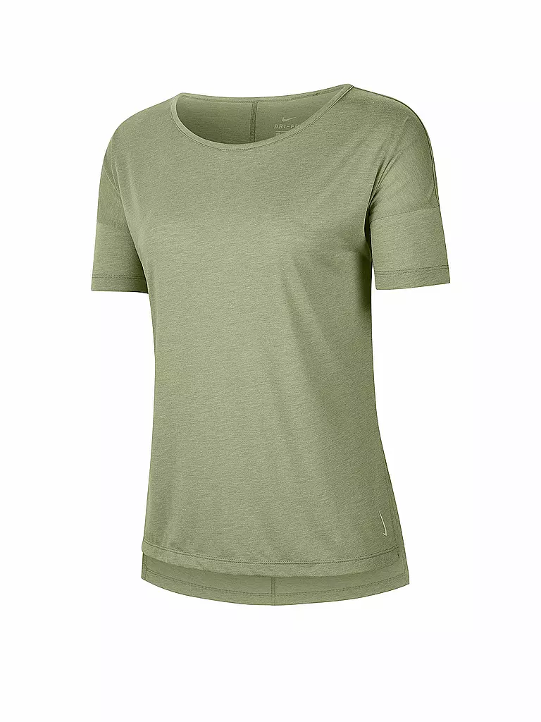 NIKE | Damen Yoga-Shirt | grün