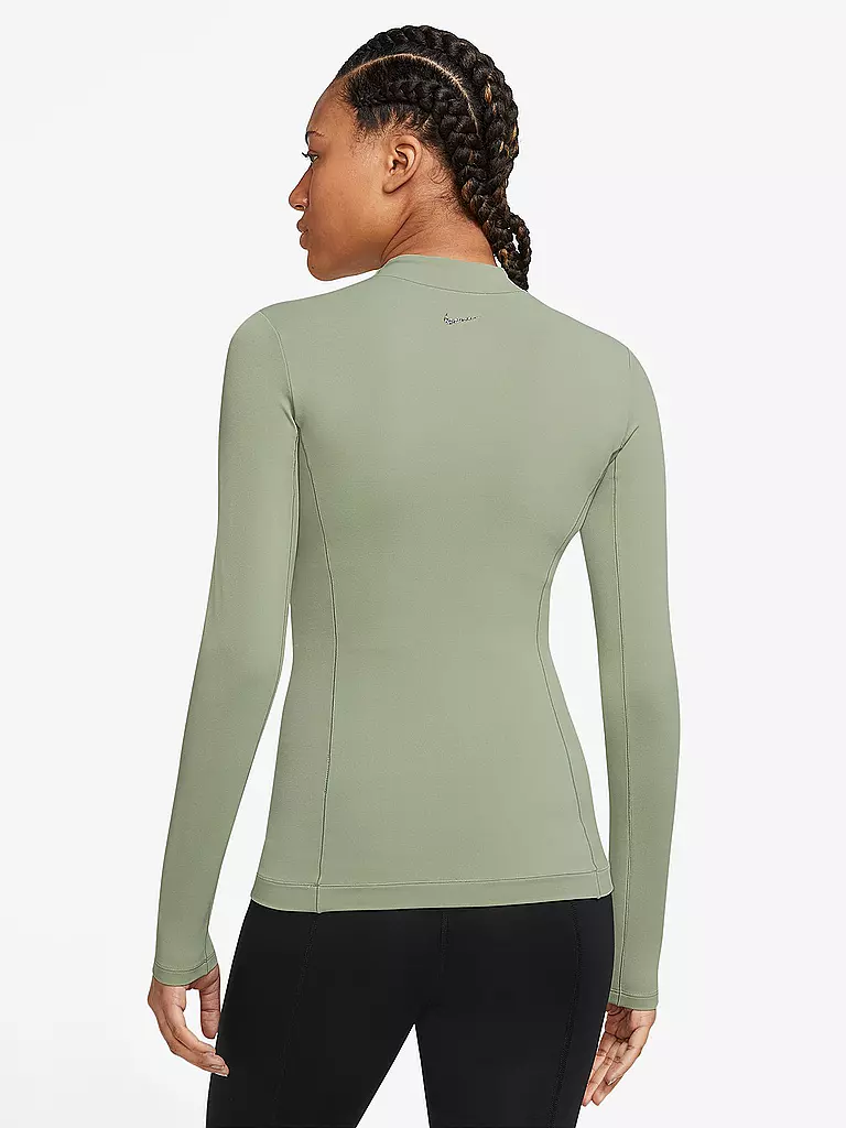 NIKE | Damen Yogajacke Dri-FIT Luxe | olive