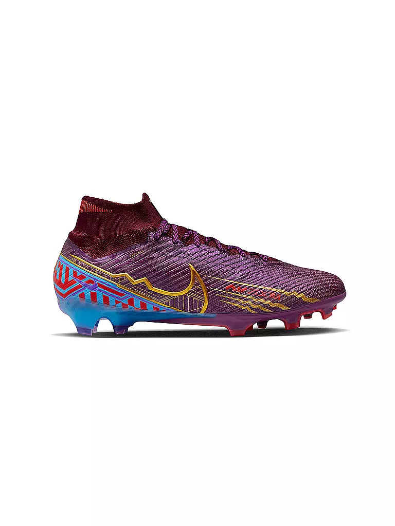 NIKE | Fußballschuhe Nocken Zoom Mercurial Superfly 9 Elite KM FG | beere