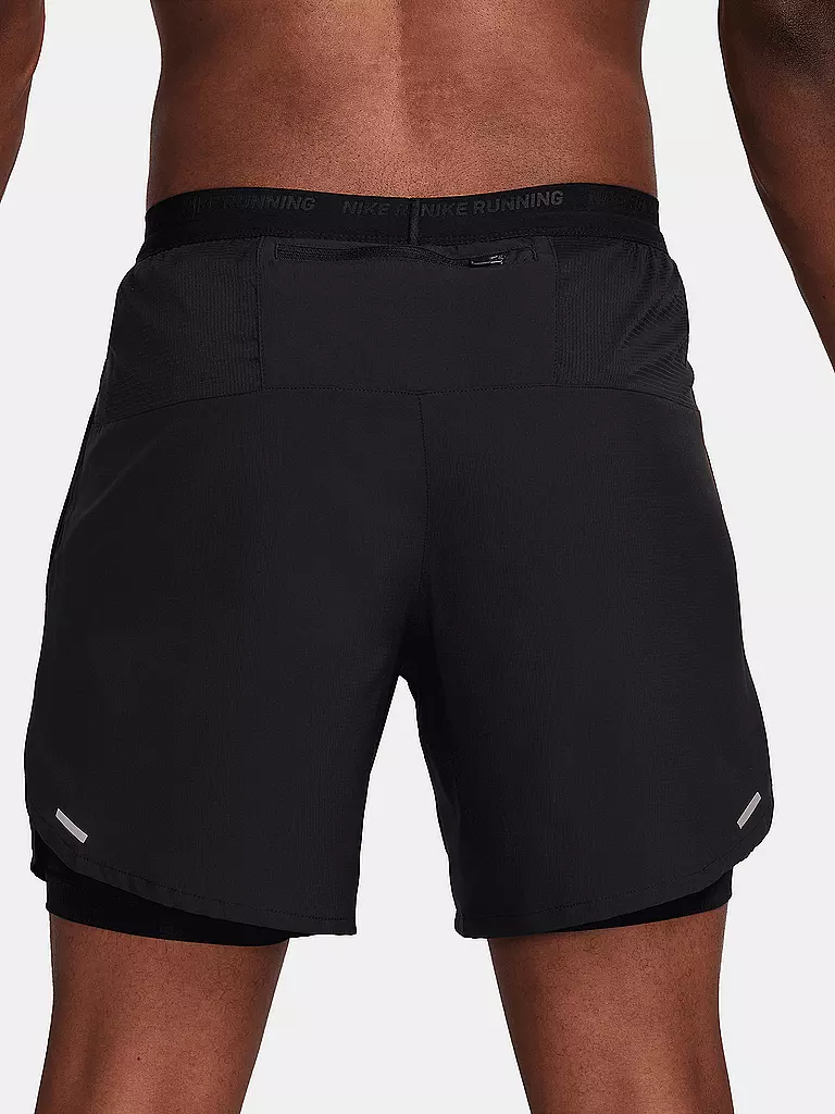 NIKE | Herren 2in1 Laufshort Dri-FIT Stride 7" | schwarz