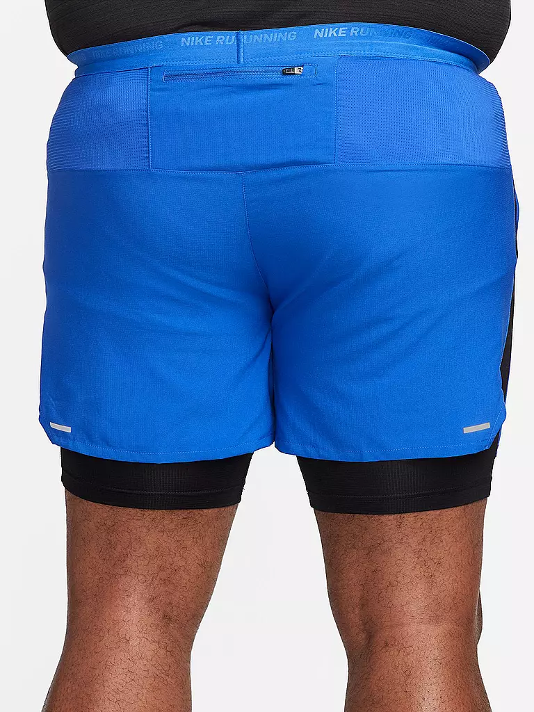 NIKE | Herren 2in1 Laufshort Stride | blau