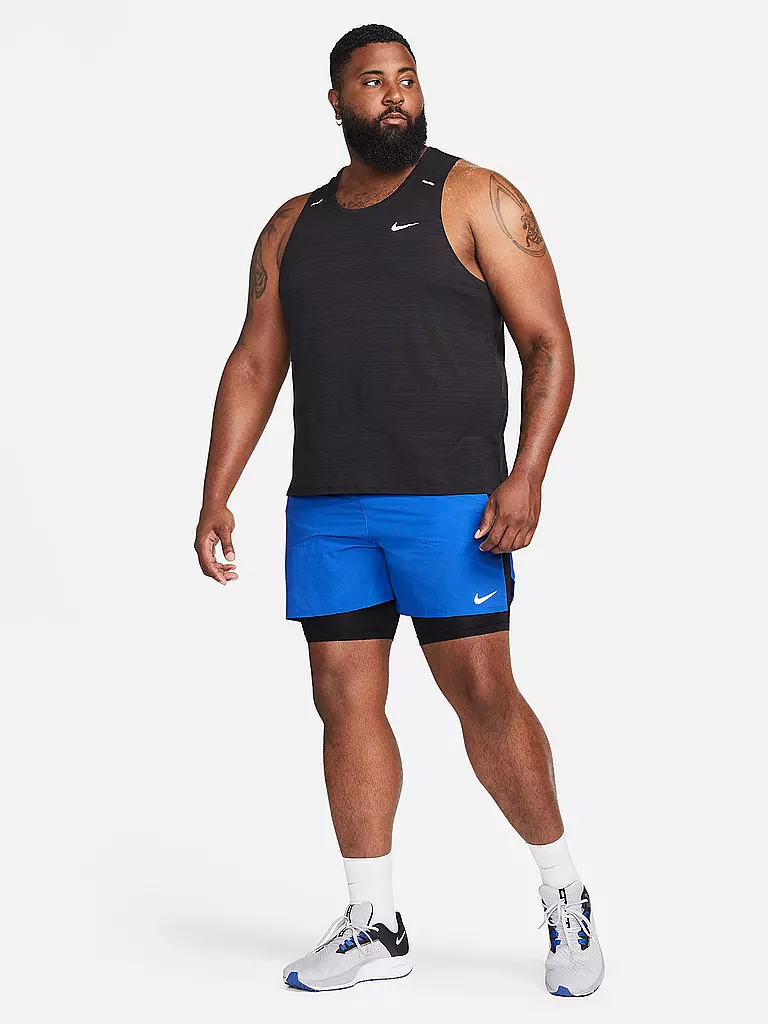 NIKE | Herren 2in1 Laufshort Stride | blau