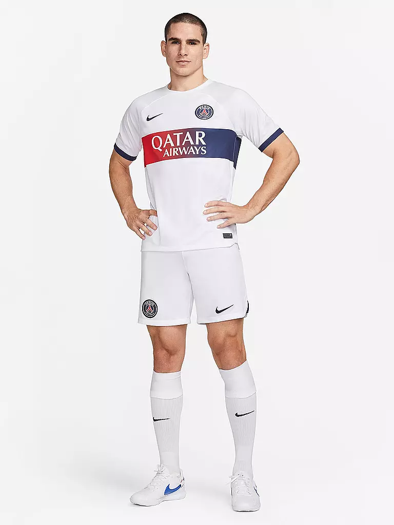 NIKE | Herren Auswärtstrikot Paris Saint-Germain 2023/24 Stadium | weiss