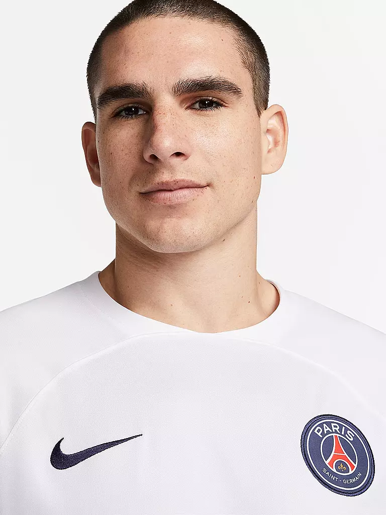 NIKE | Herren Auswärtstrikot Paris Saint-Germain 2023/24 Stadium | weiss