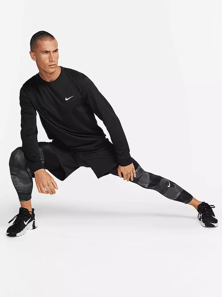 NIKE | Herren Fitnessshirt DF Hyverse | schwarz
