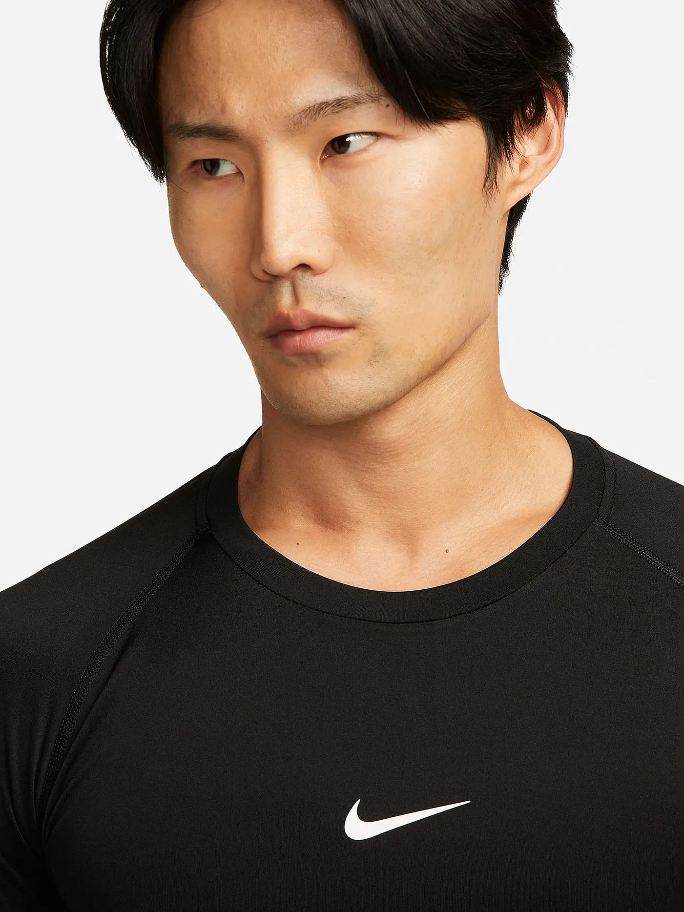 NIKE | Herren Fitnessshirt Pro  | schwarz