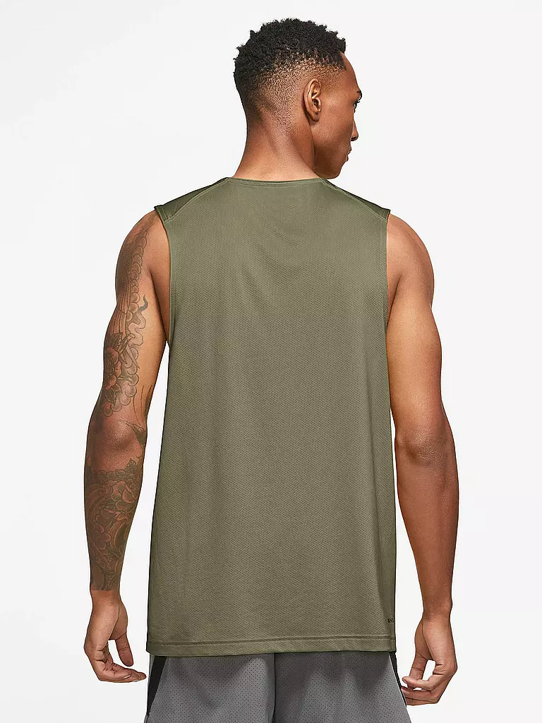 NIKE | Herren Fitnesstank Ready Dri-FIT | olive