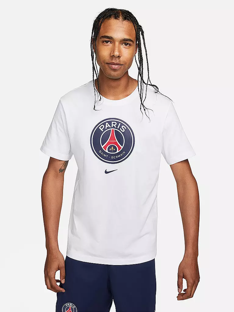 NIKE | Herren Fußballshirt Paris Saint-Germain Crest | weiss