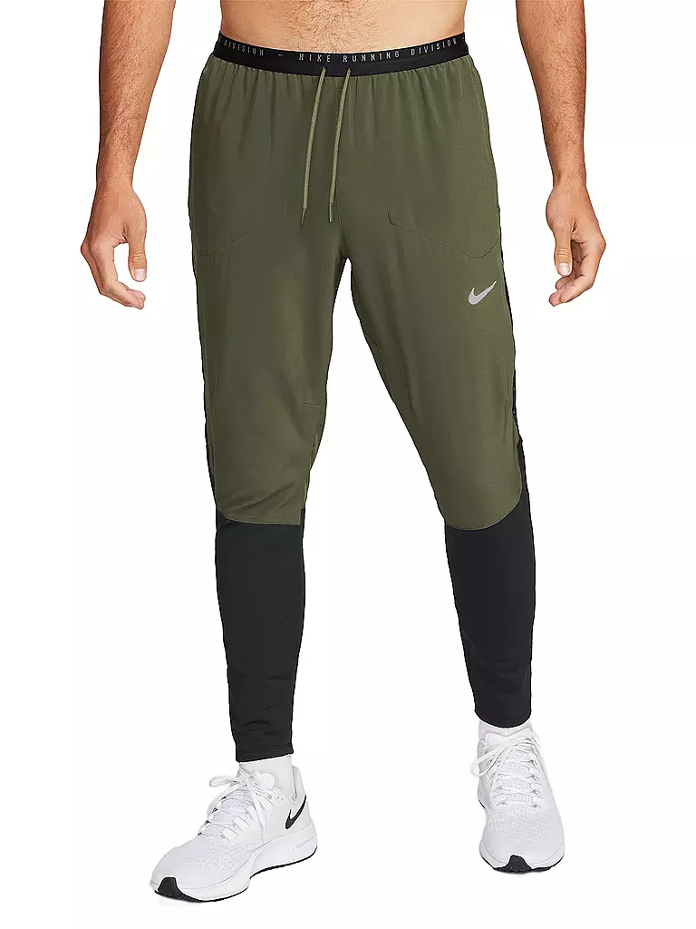 NIKE | Herren Hybrid-Laufhose Dri-FIT Run Division Phenom | olive