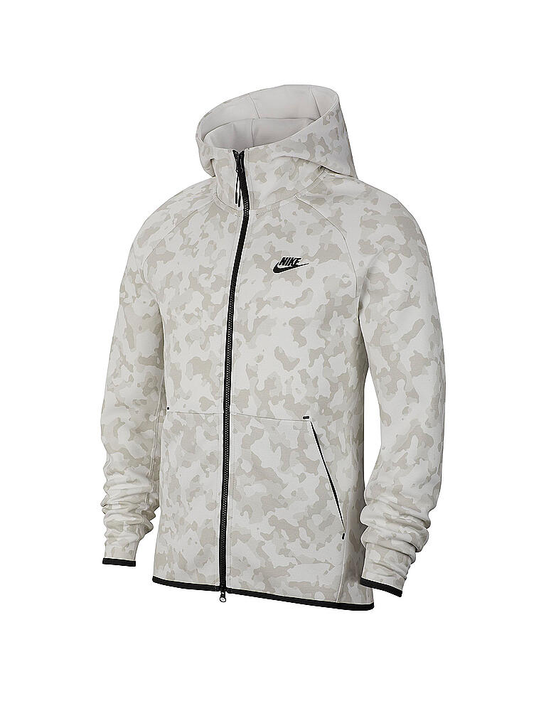 NIKE | Herren Kapuzenjacke Nike Sportswear Tech Fleece Printed | weiß
