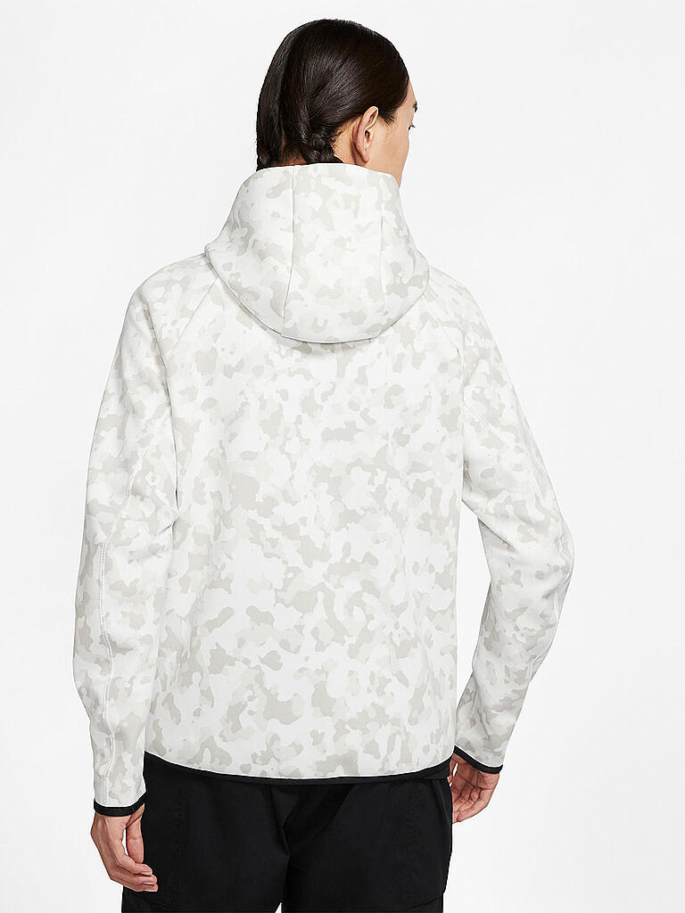 NIKE | Herren Kapuzenjacke Nike Sportswear Tech Fleece Printed | weiß