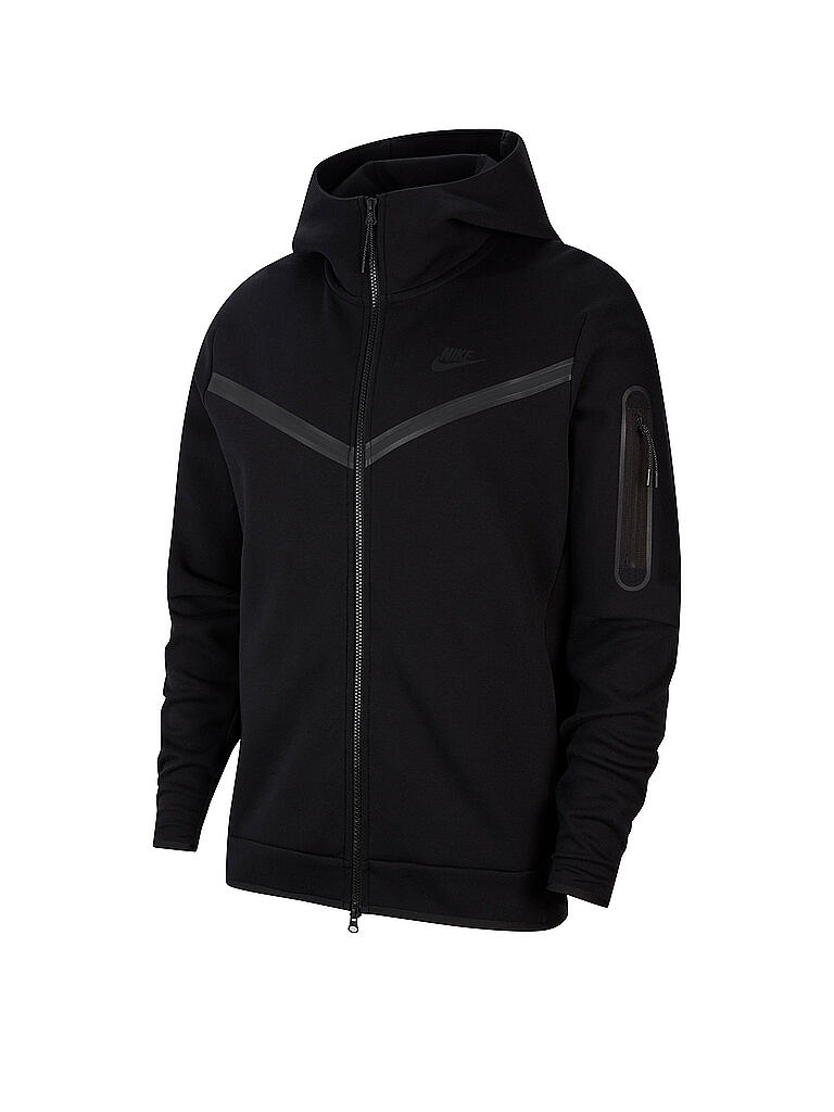 NIKE | Herren Kapuzenjacke Sportswear Tech Fleece | schwarz