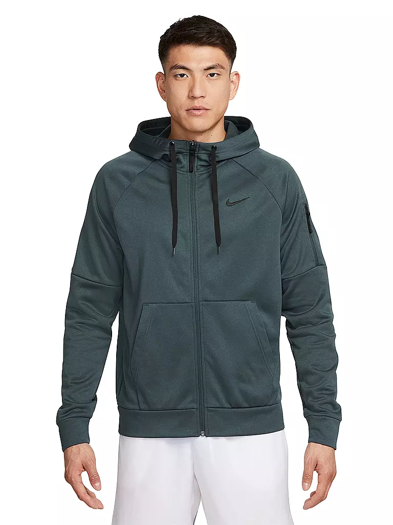 NIKE | Herren Kapuzenjacke Therma-FIT | petrol