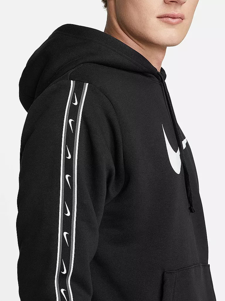 NIKE | Herren Kapuzenpullover Sportswear Repeat | schwarz