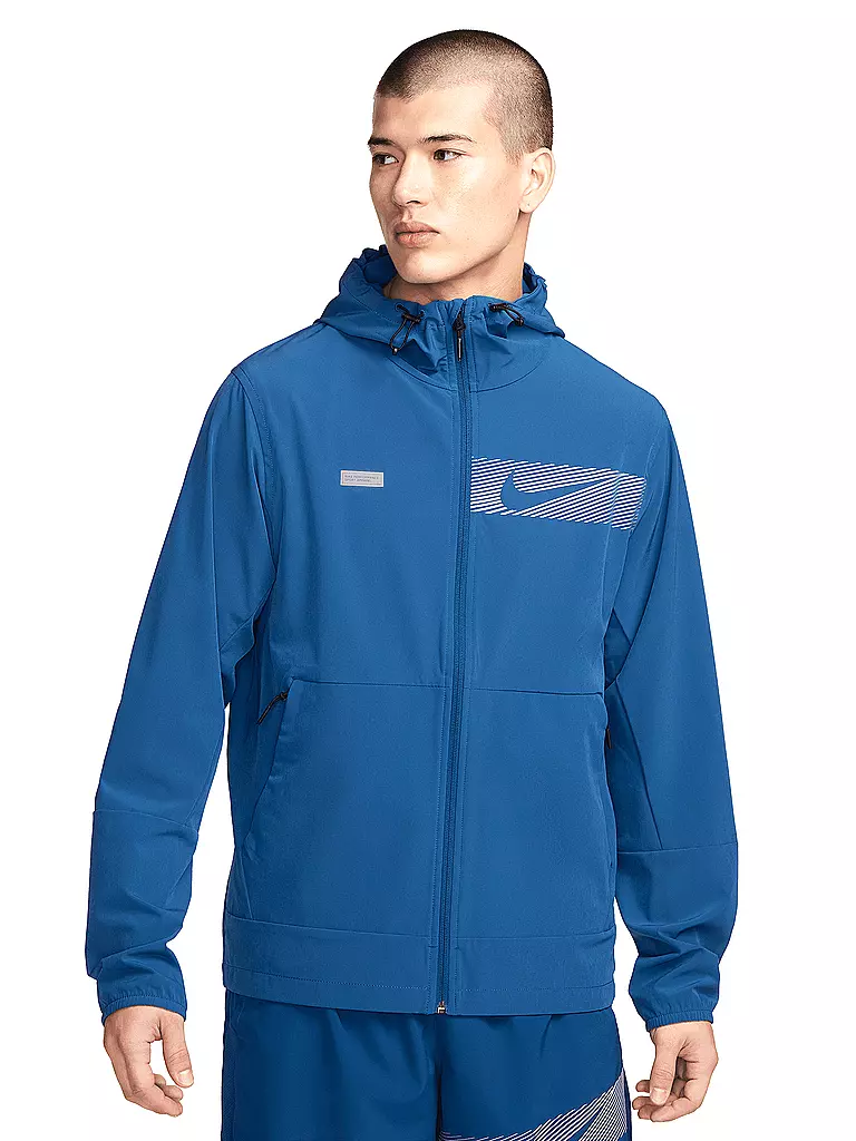 NIKE | Herren Laufjacke Unlimited | dunkelblau