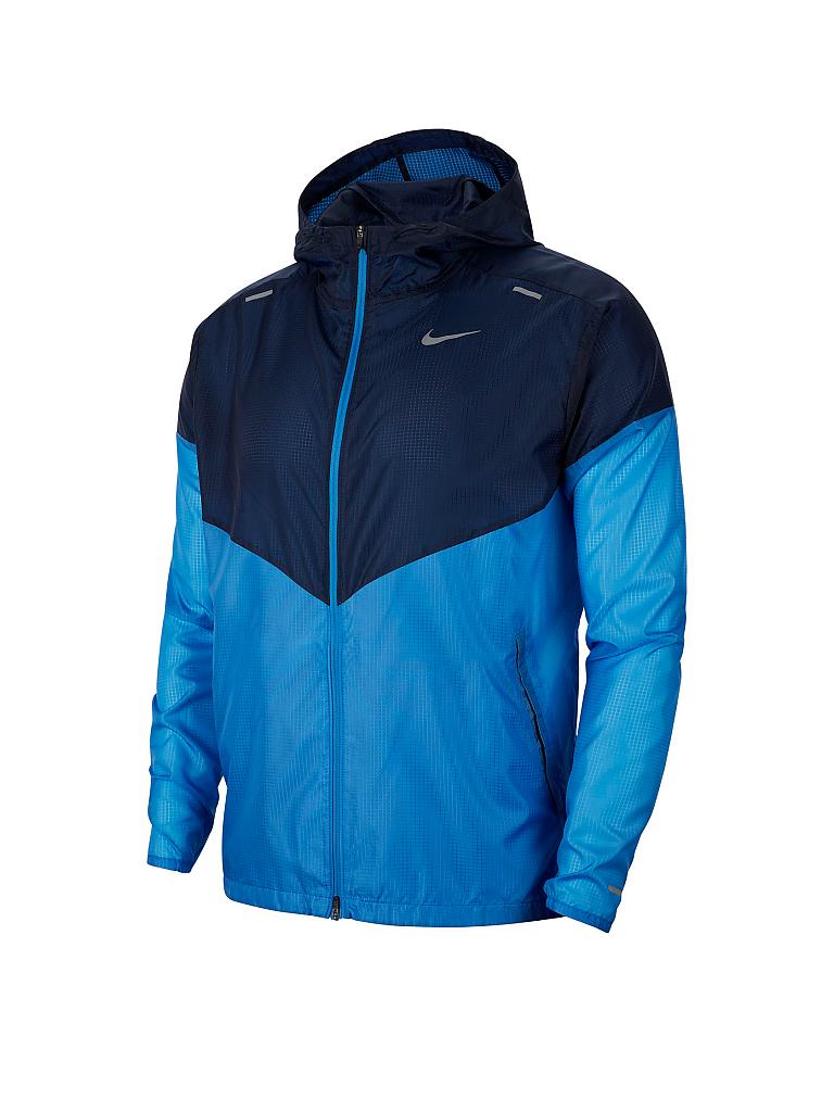 nike laufjacke blau
