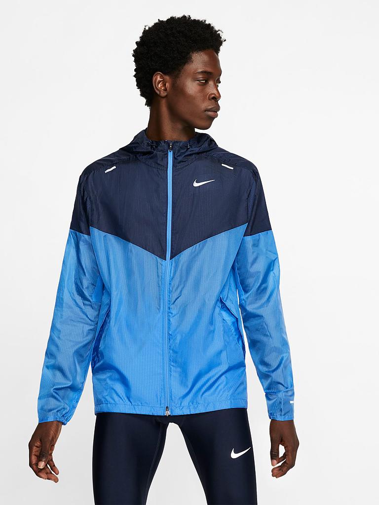 nike laufjacke blau
