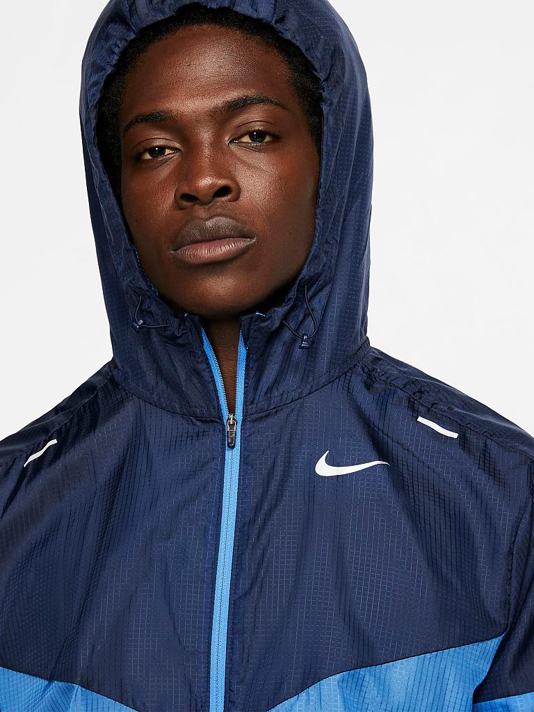 nike laufjacke blau