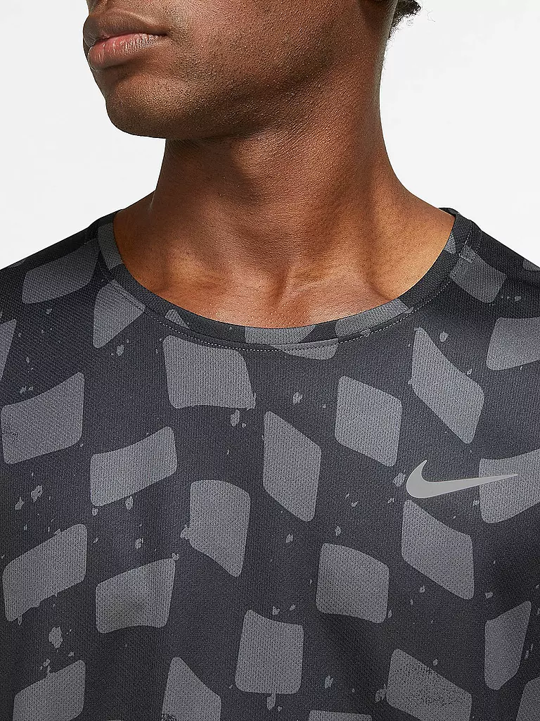 NIKE | Herren Laufshirt Dri-FIT Miler Do You Even | grau