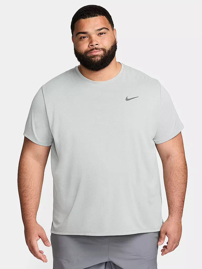 NIKE | Herren Laufshirt Dri-FIT UV Miler | hellgrau